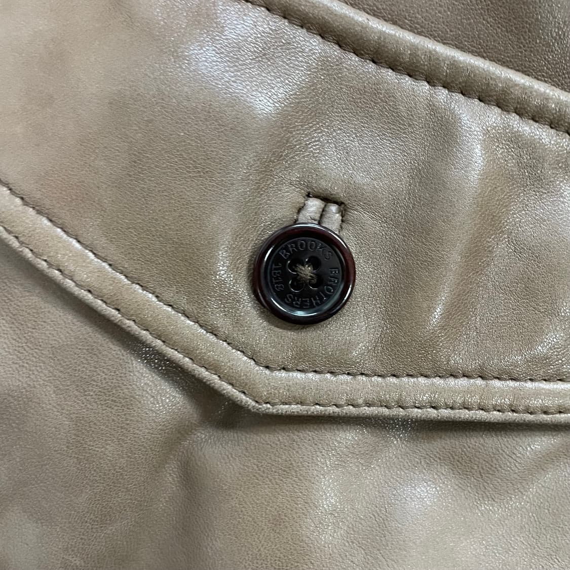 브룩스브라더스 램스킨 가죽 자켓 브라운 상품이미지8