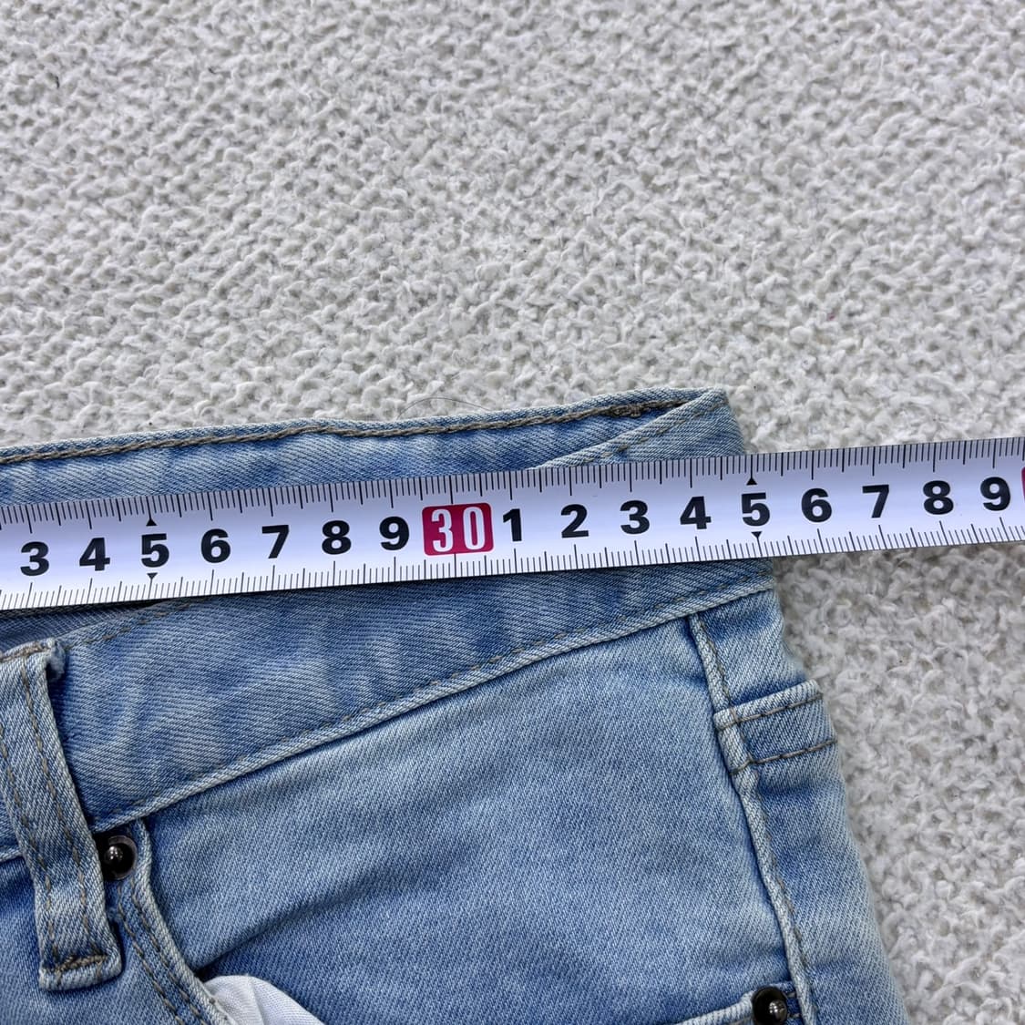 S 빈티지 여성 5부 데님 반바지 0506E 상품이미지6