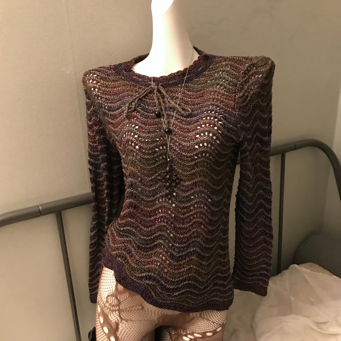 Vintage 페어리 오리엔탈 에스닉 니트 상품이미지1