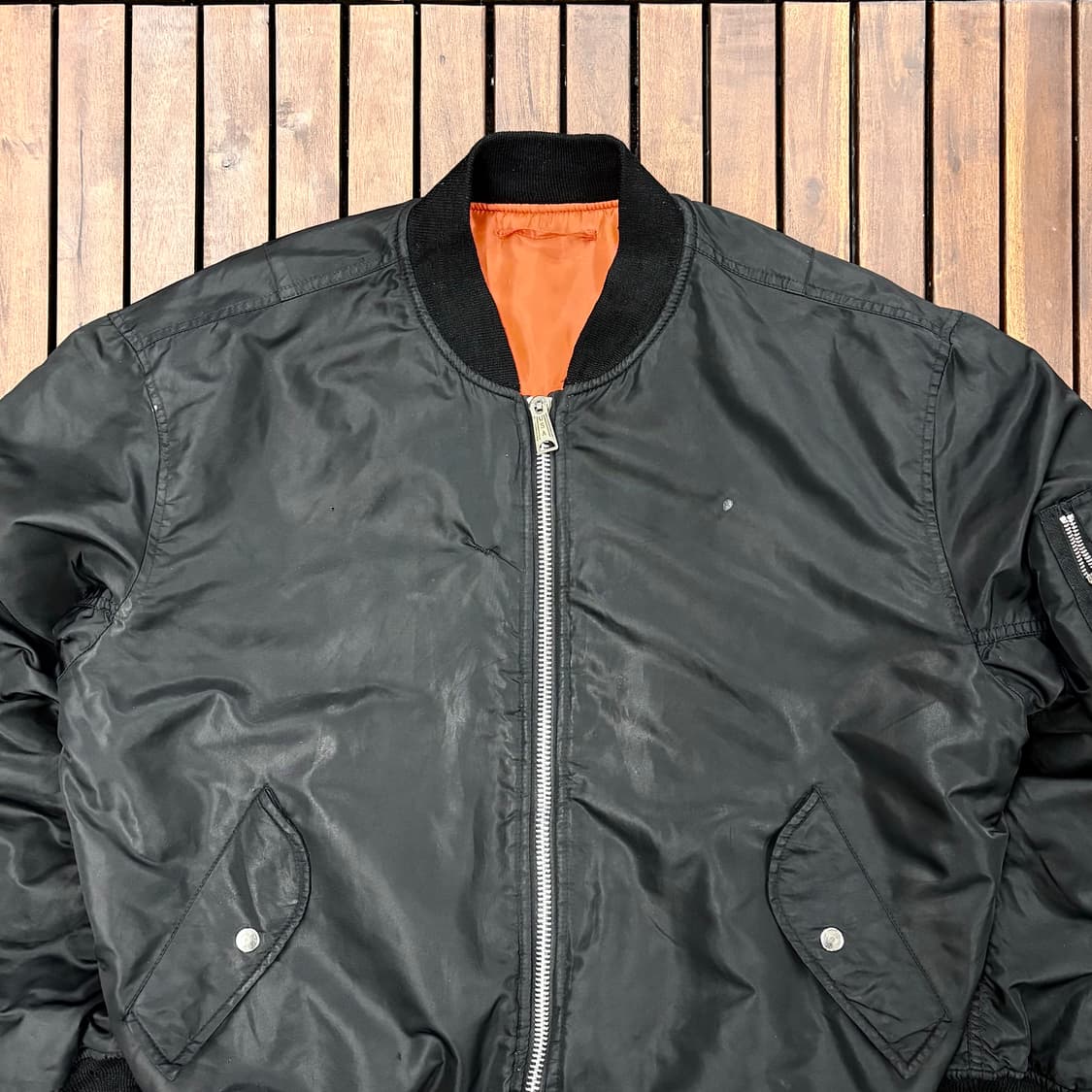 (XL) 90s 독일 MA-1 항공 점퍼 자켓 상품이미지2