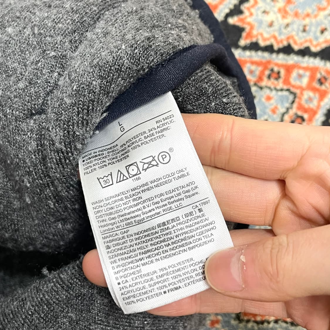 갭 네이비 플리스 조끼 남성L 상품이미지4