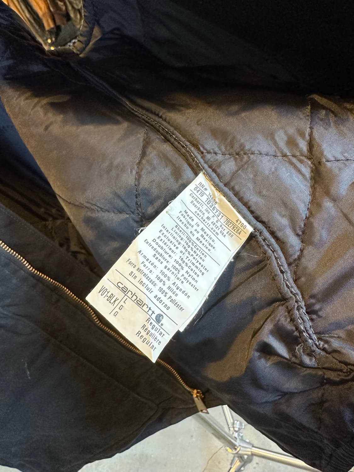 칼하트 퀄팅 라이닝 컨버스 워크 베스트 상품이미지9