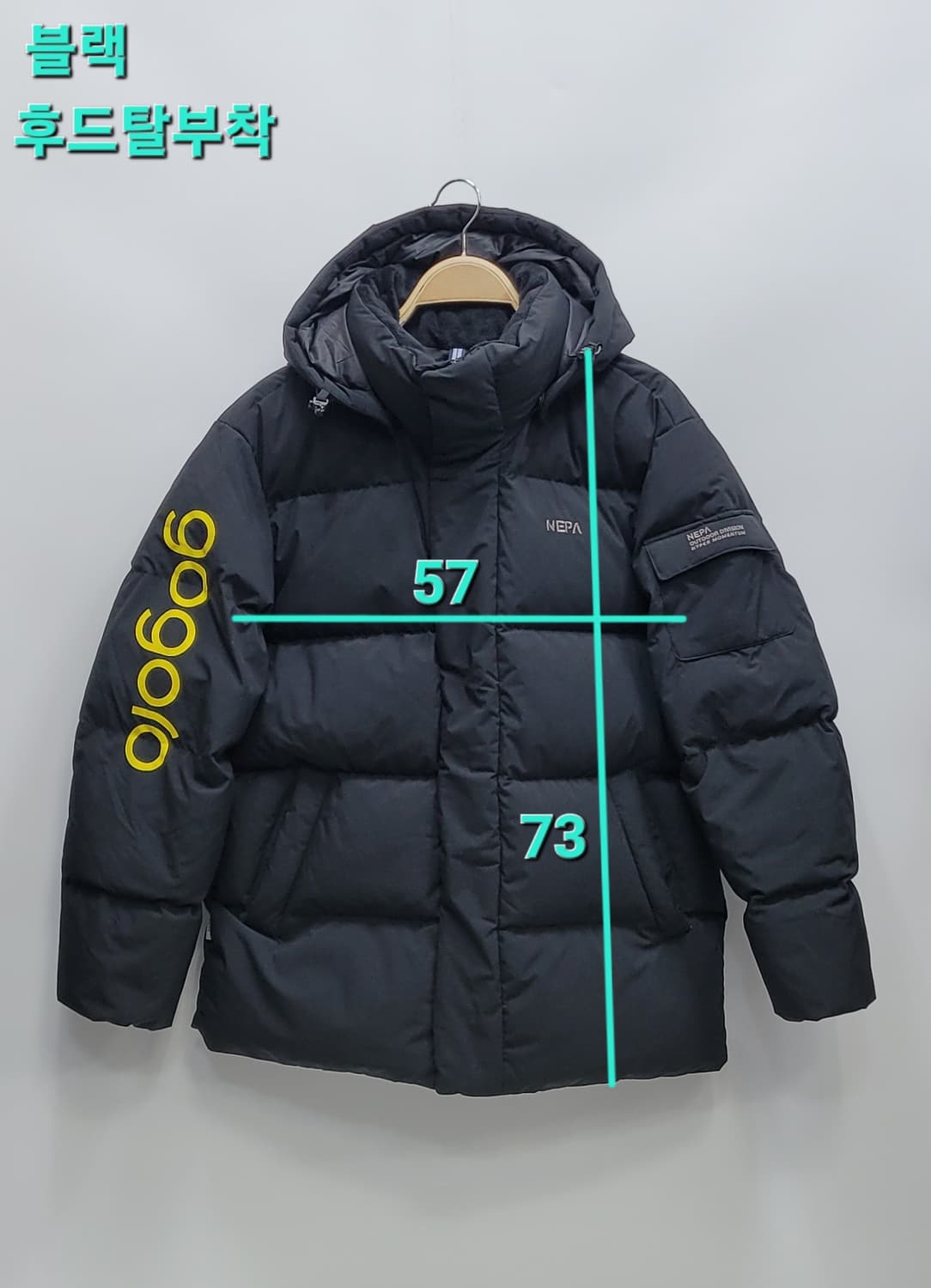 NEPA 24FW 네파 블랙 아웃도어 푸퍼 다운 패딩 / 남 95 블랙
 상품이미지10