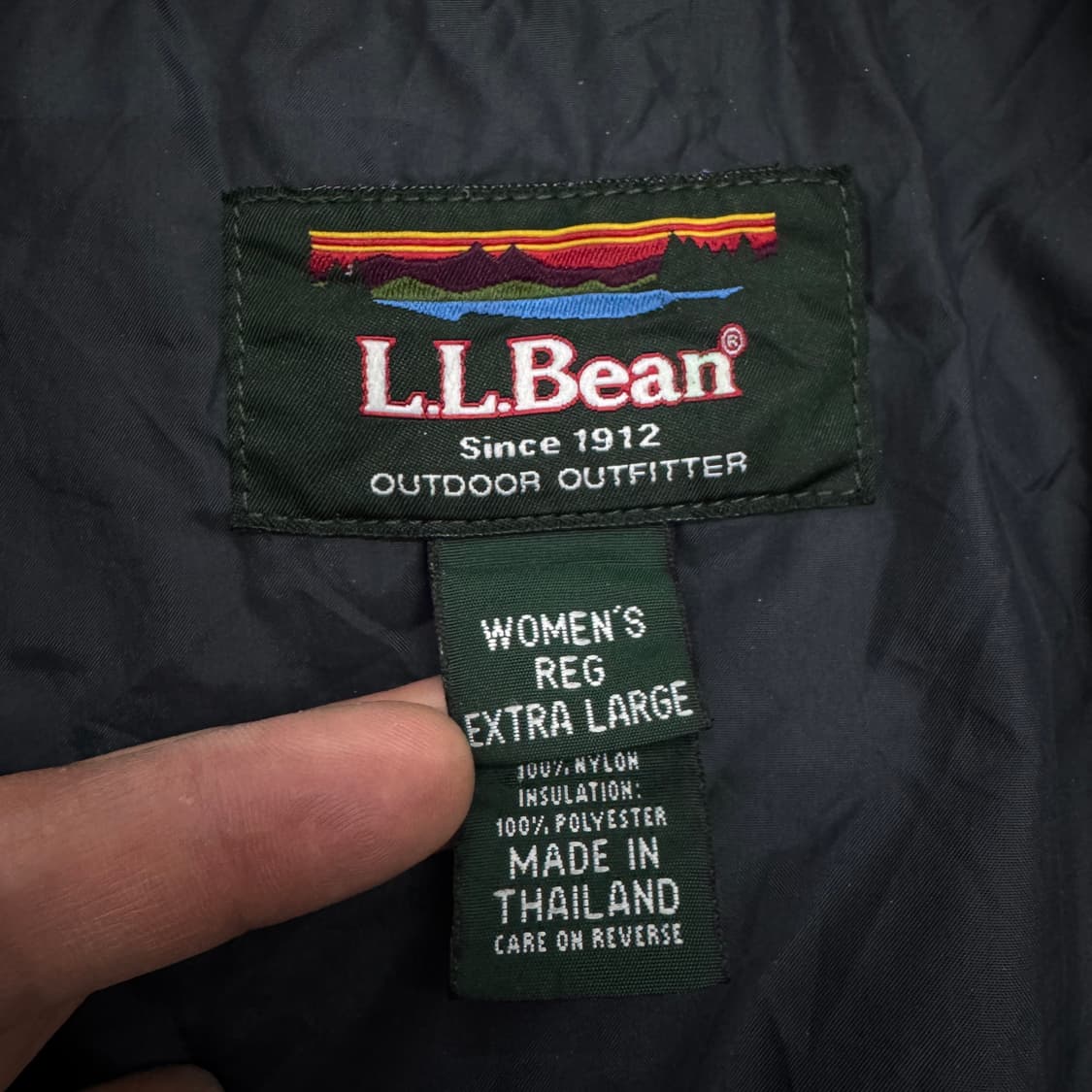 엘엘빈 고프코어 경량패딩 자켓 블랙 상품이미지5