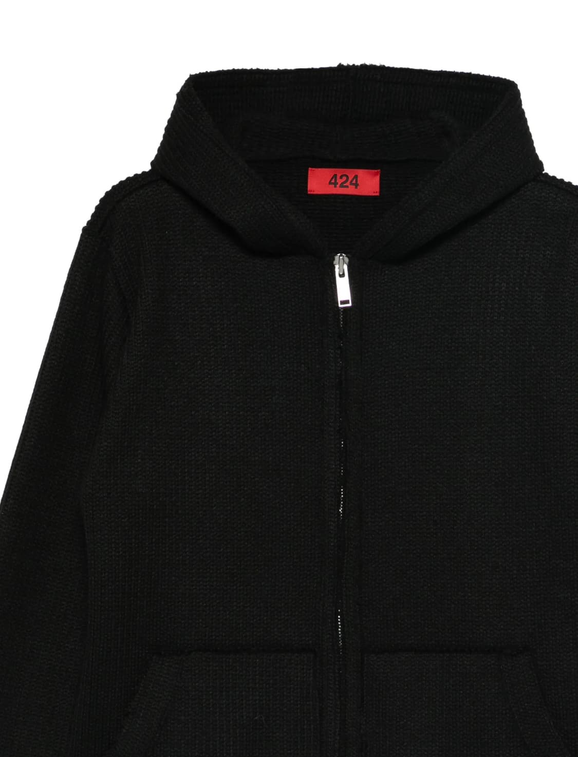 424 니트 후드집업 상품이미지2