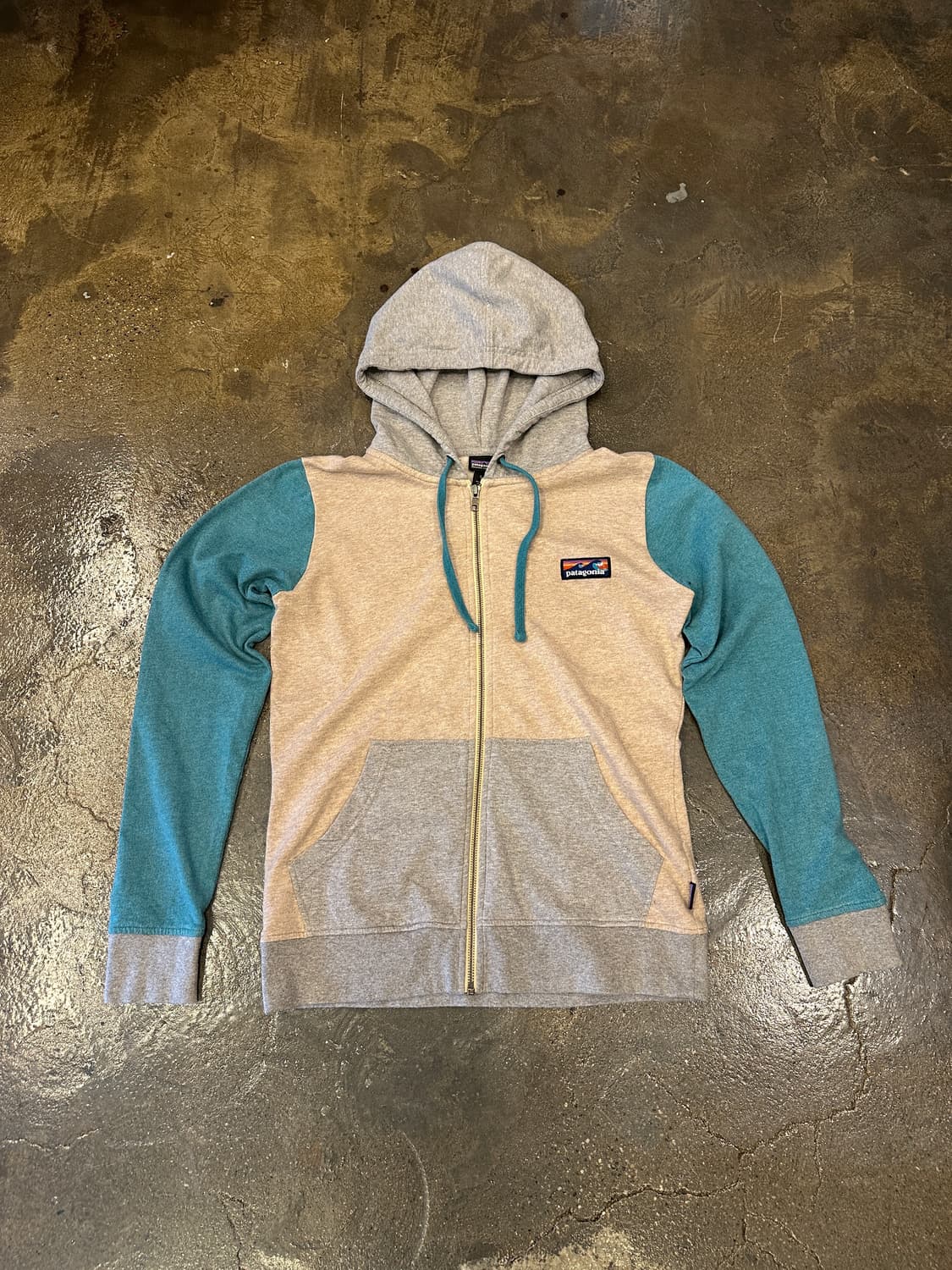 Patagonia 파타고니아 컬러블록 후드집업 S 상품이미지1