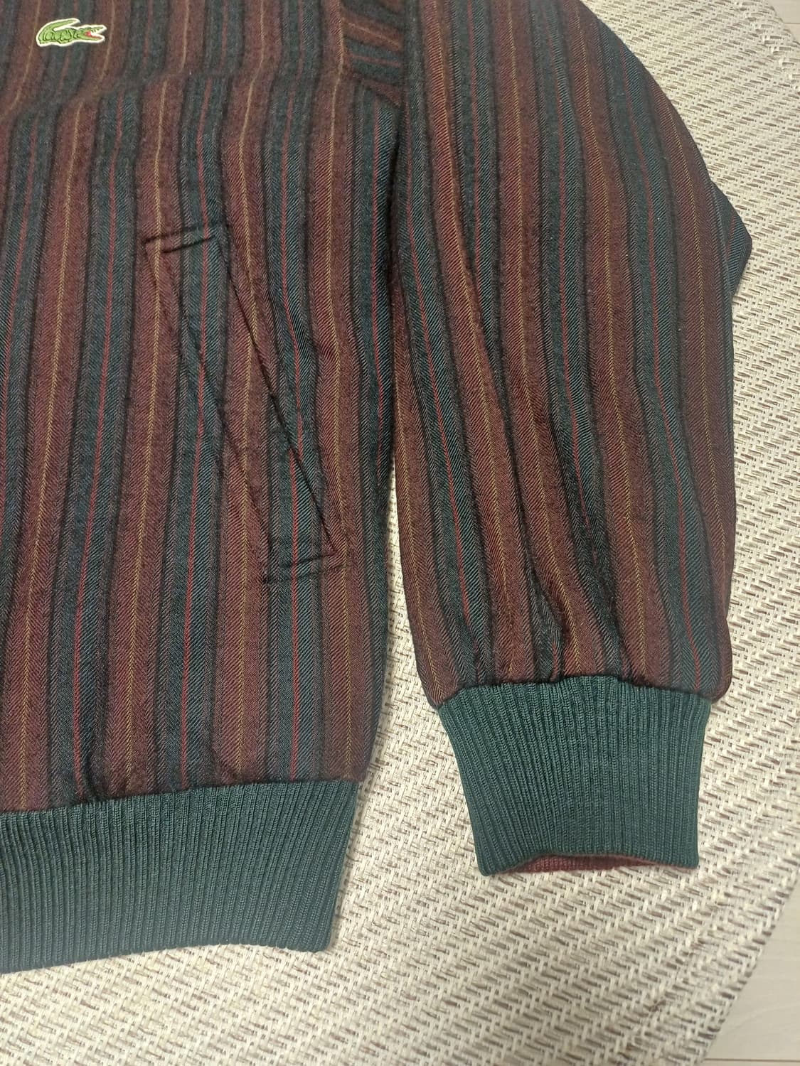 [L] 90s 서광 라코스테 빈티지 리버시블 봄버 자켓 (양면) 상품이미지8