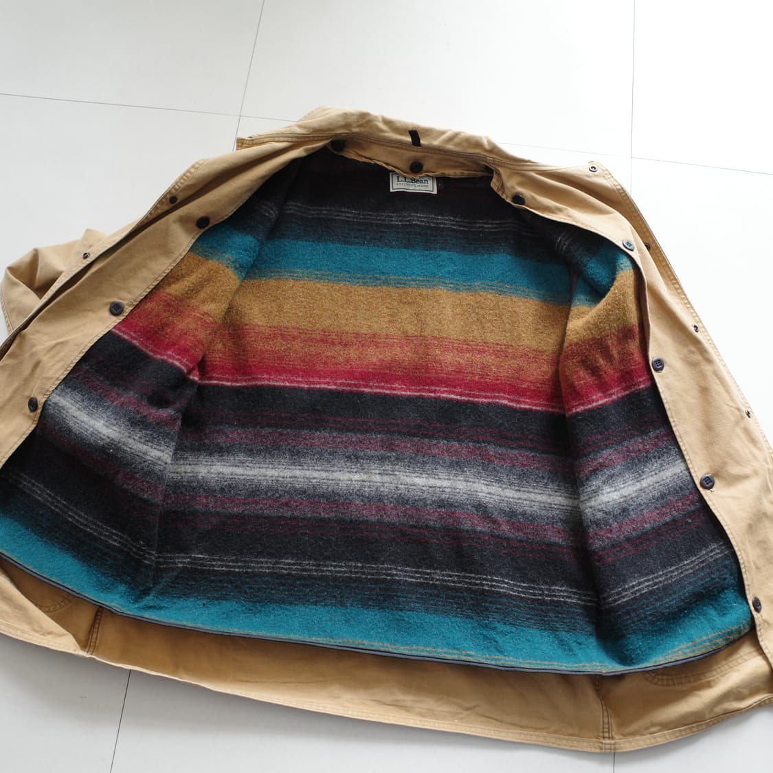 90s 엘엘빈 빈티지 나바호 헌팅 초어 자켓 L MADE IN USA 상품이미지7