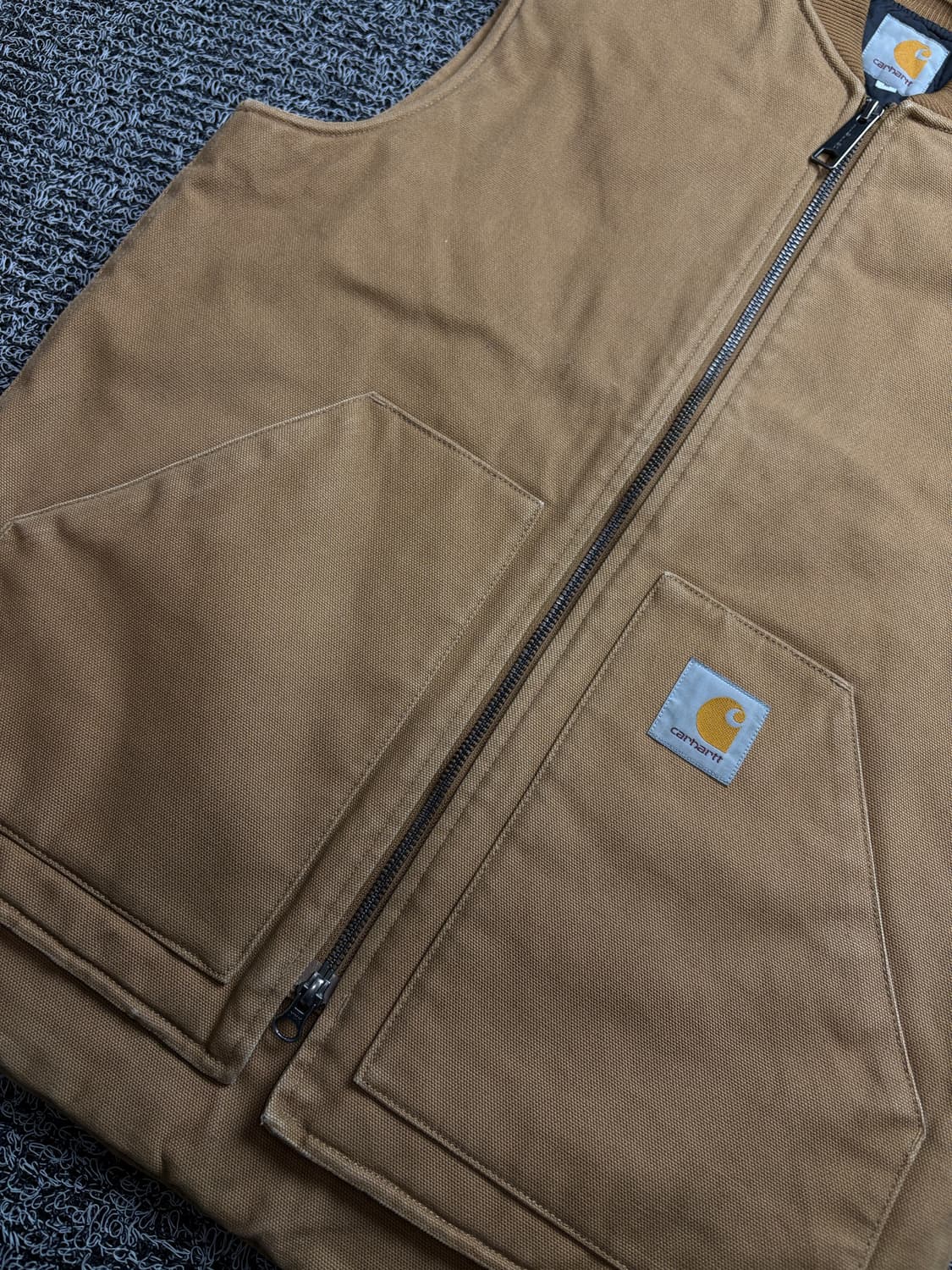 칼하트 덕 엑티브 캔버스 워크 베스트 2239 상품이미지4