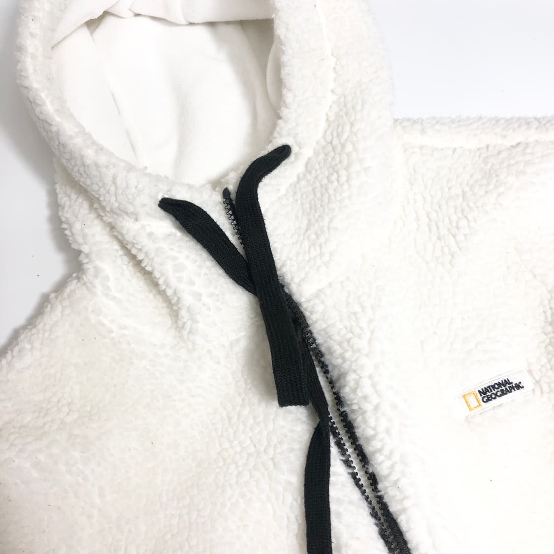 내셔널지오그래픽 뽀글이 점퍼 L 상품이미지4