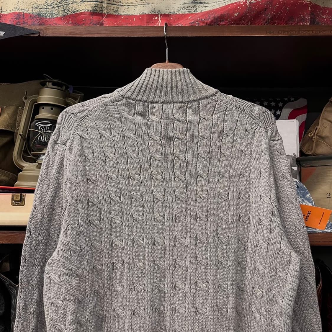 폴로 랄프로렌 꽈배기 집업 니트 스웨터 N461 상품이미지4