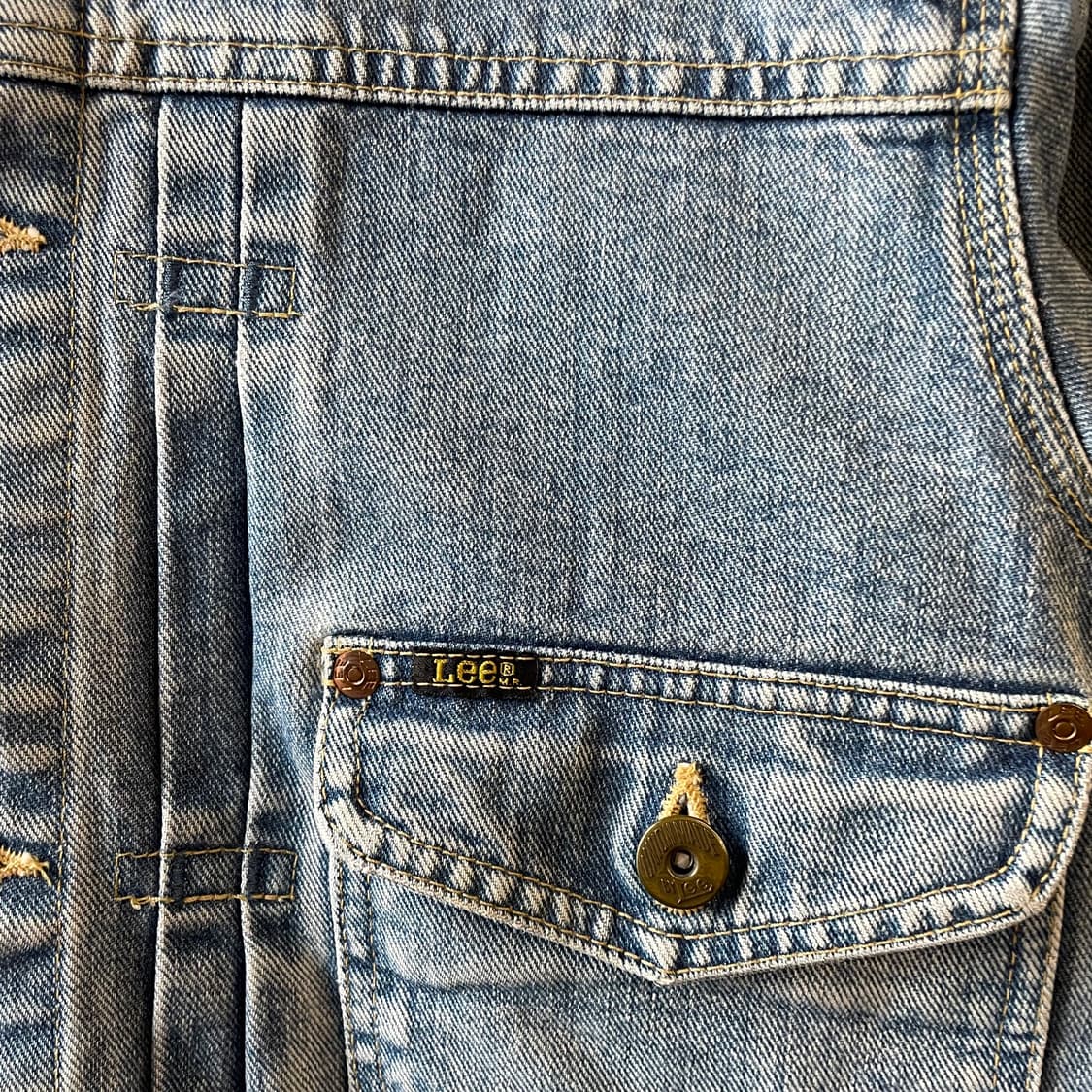 리 타입1 데님 트러커 자켓 상품이미지5