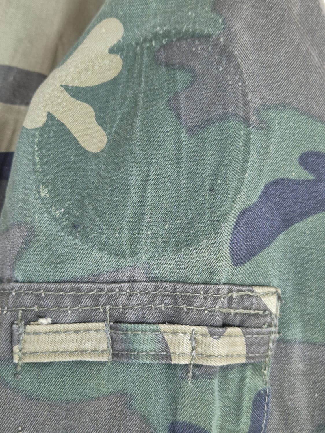 육군 구형 보병 대위 중기형 독사복 전투복 상의 자켓 (S) 상품이미지6