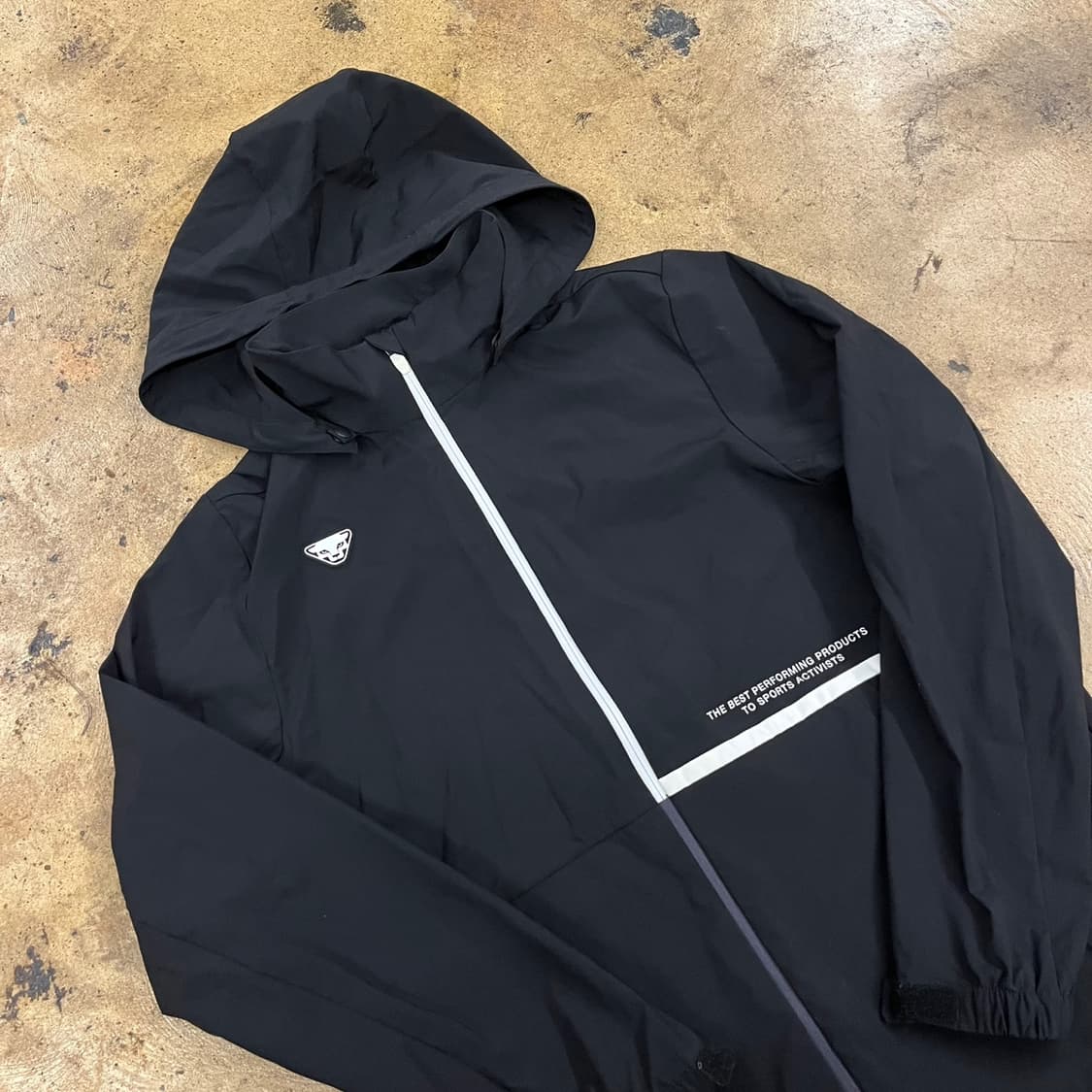 [정품/L] 다이나핏 블랙 후드 바람막이 자켓 b17 상품이미지1