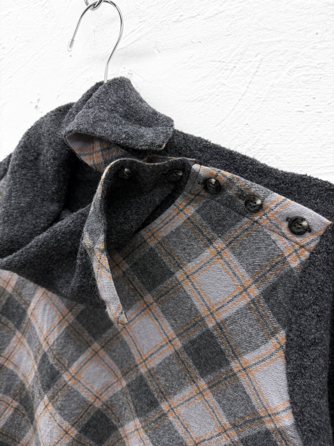 cest la vie beau 레이어드 체크 니트 상품이미지3