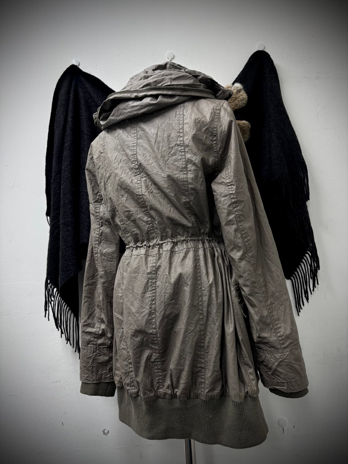 Y2K Multi Pocket 2-way Bono-Hoodie Jacke 상품이미지6