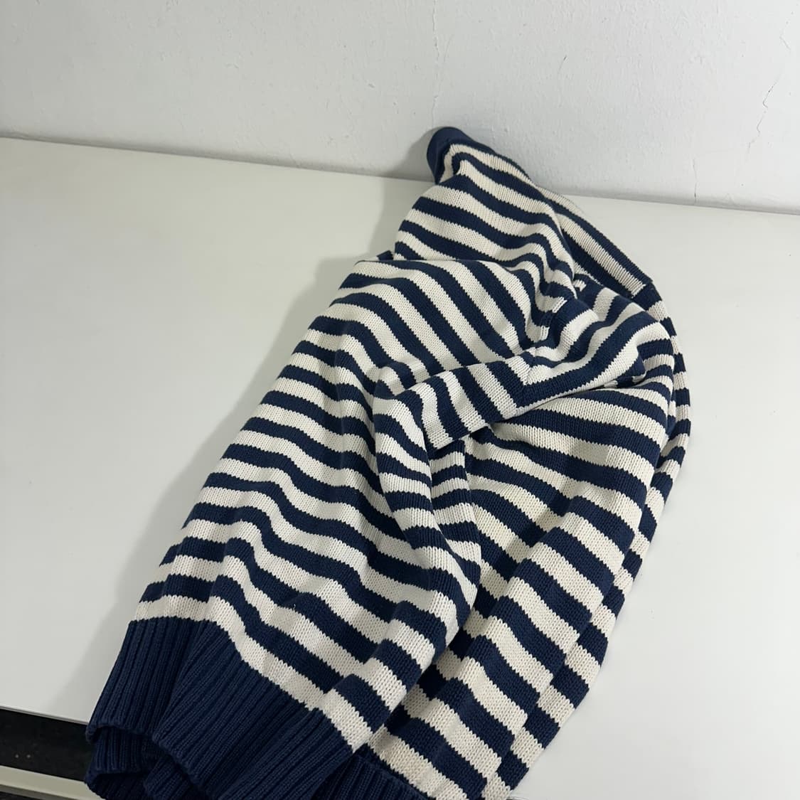 L-XL 폴로랄프로렌 남흰 루즈핏 면니트가디건 상품이미지5