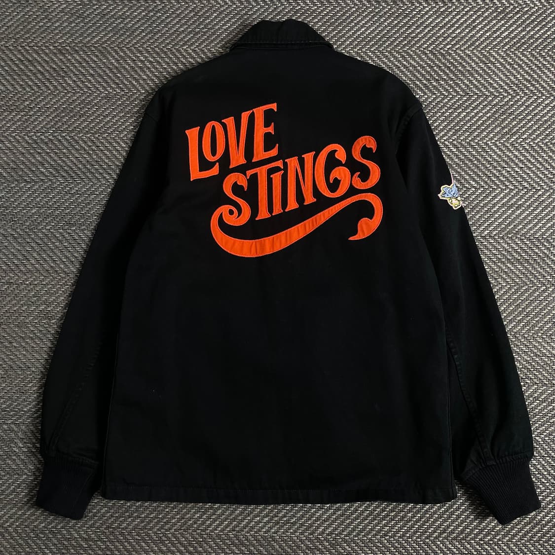 오프닝 세레모니 빅로고 블랙 박시핏 워크 자켓 o 3861 상품이미지1