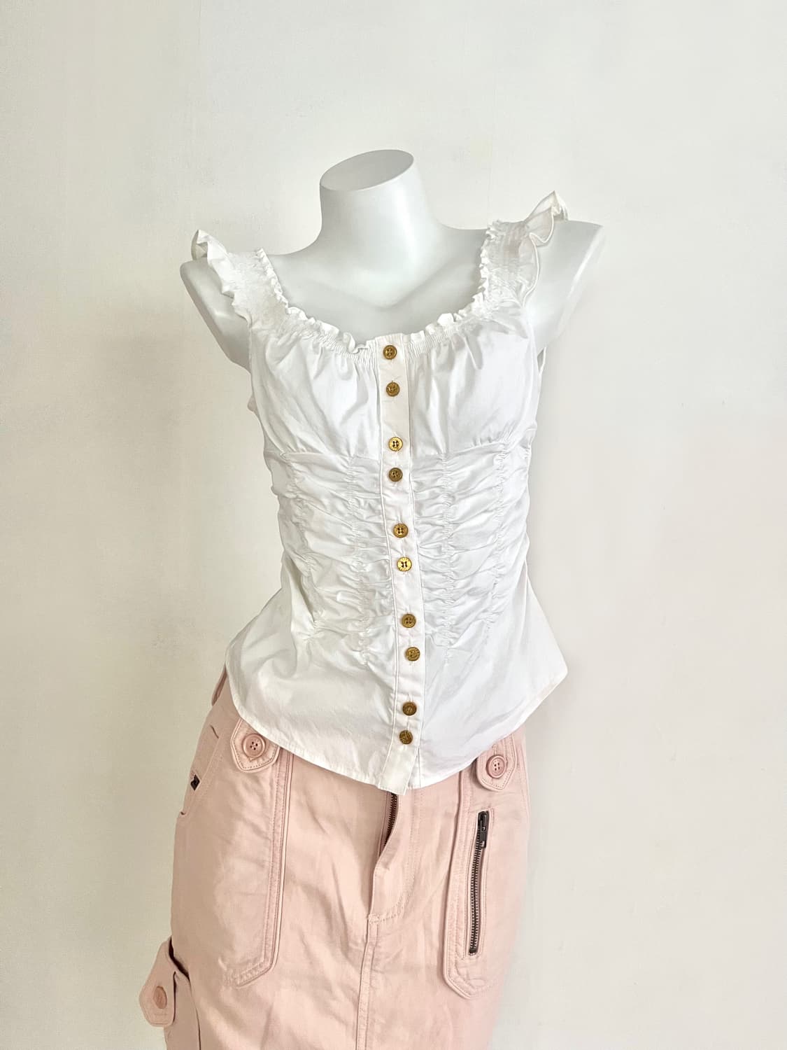 Guess 90s Puff Angel ɞ Top 상품이미지5
