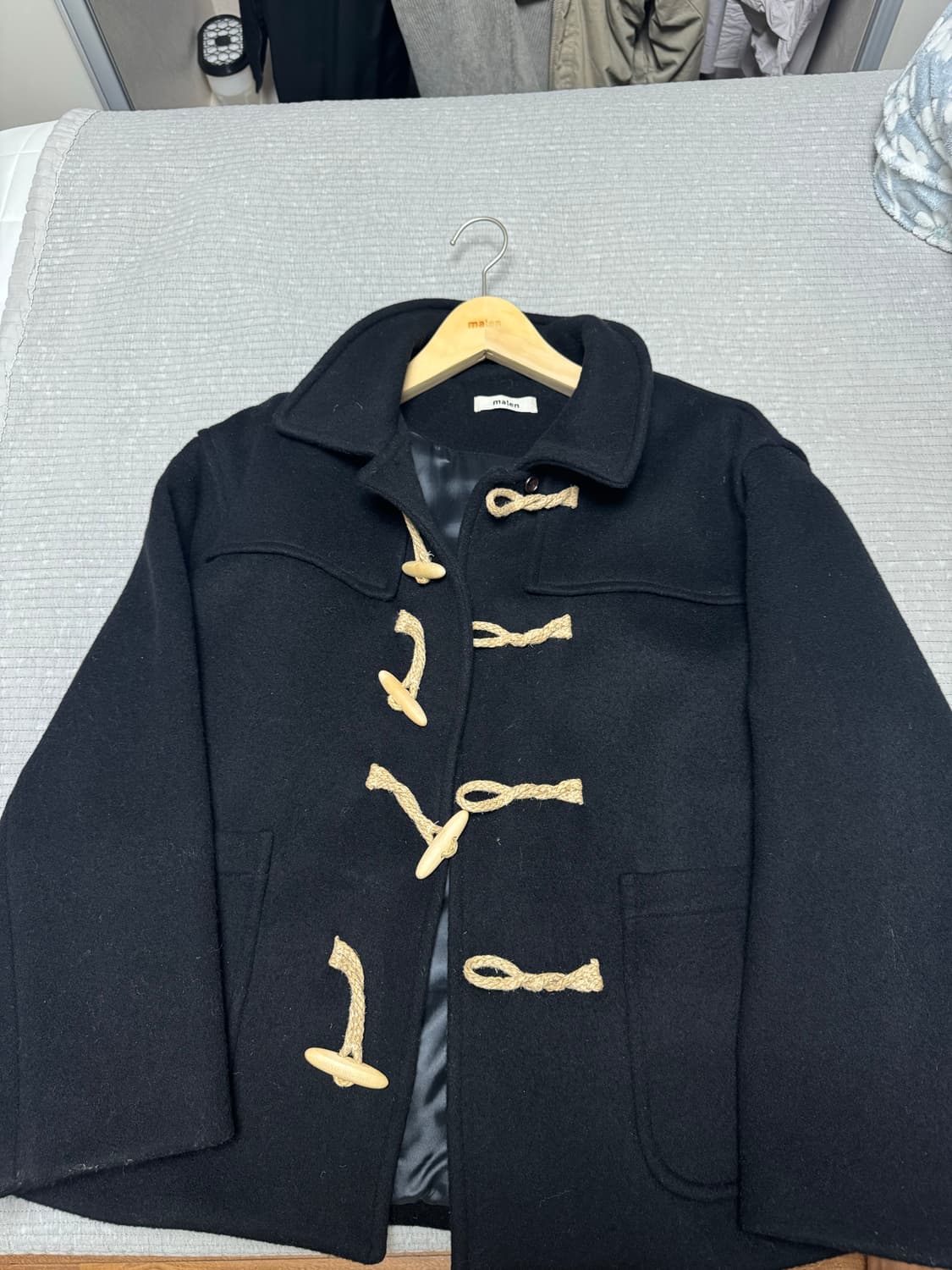 [1size] 말렌 하프 더플코트(후드,옷걸이 포함) 상품이미지1