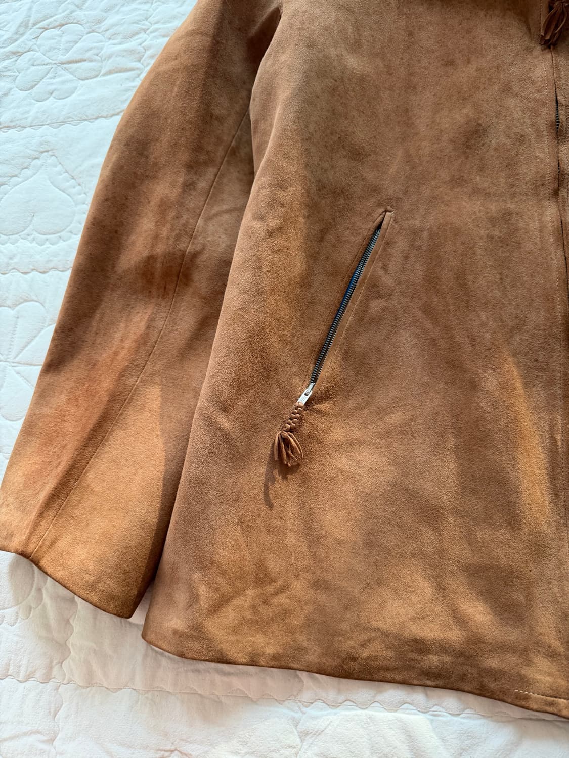 50s 영국제 누벅레더 아카이브 싱글 스웨이드 자켓 From UK🇬🇧 상품이미지4