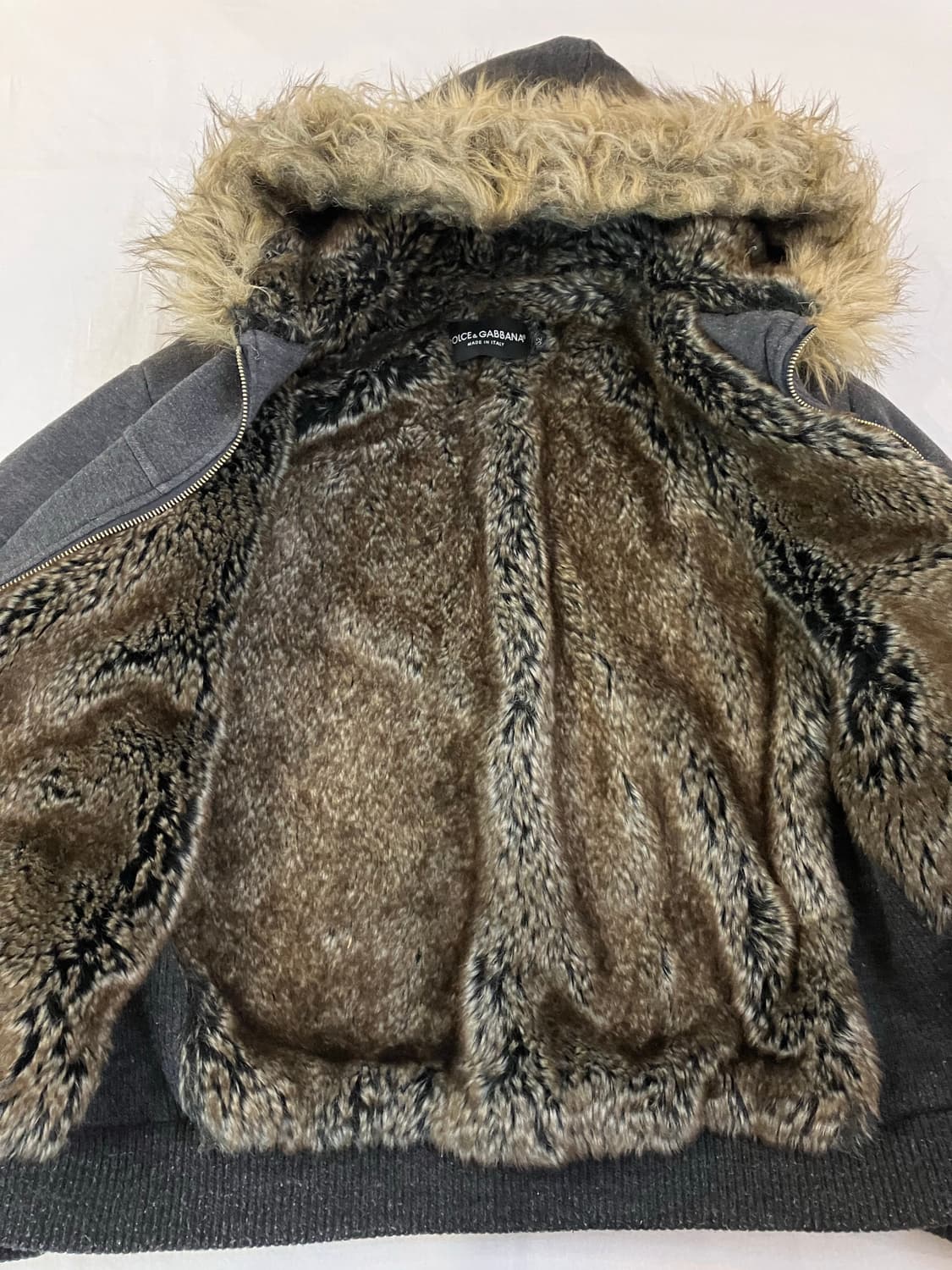 00s 돌체앤가바나 아카이브 울프죠 퍼 후드집업 상품이미지3