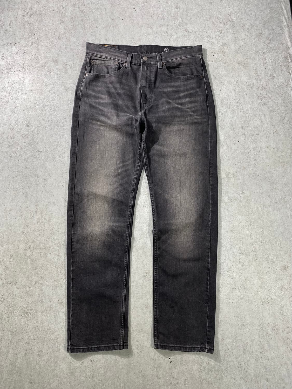 [34] Levi's 505 리바이스 흑청 레귤러핏 데님팬츠 상품이미지3