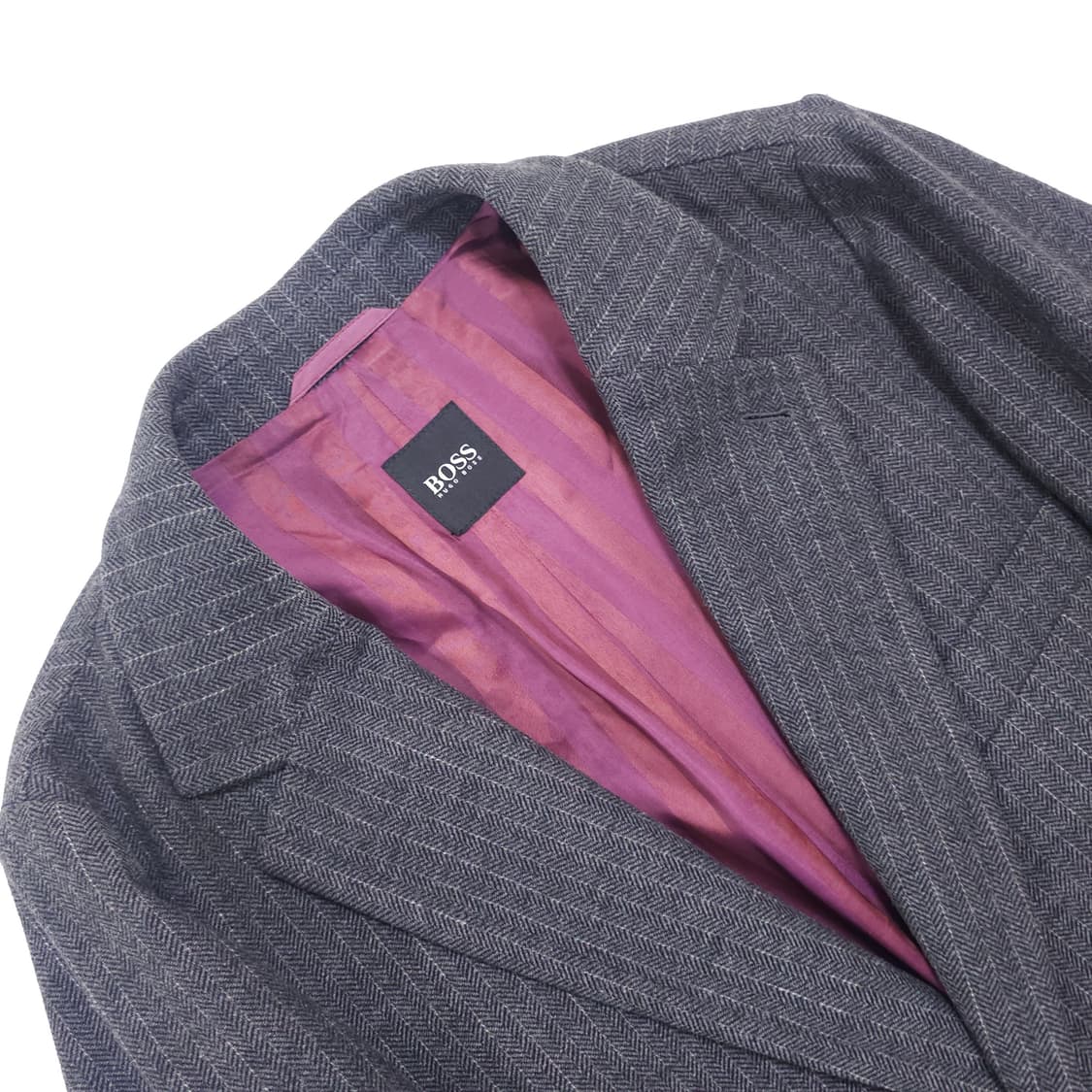 휴고보스 헤링본 울 자켓 상품이미지2