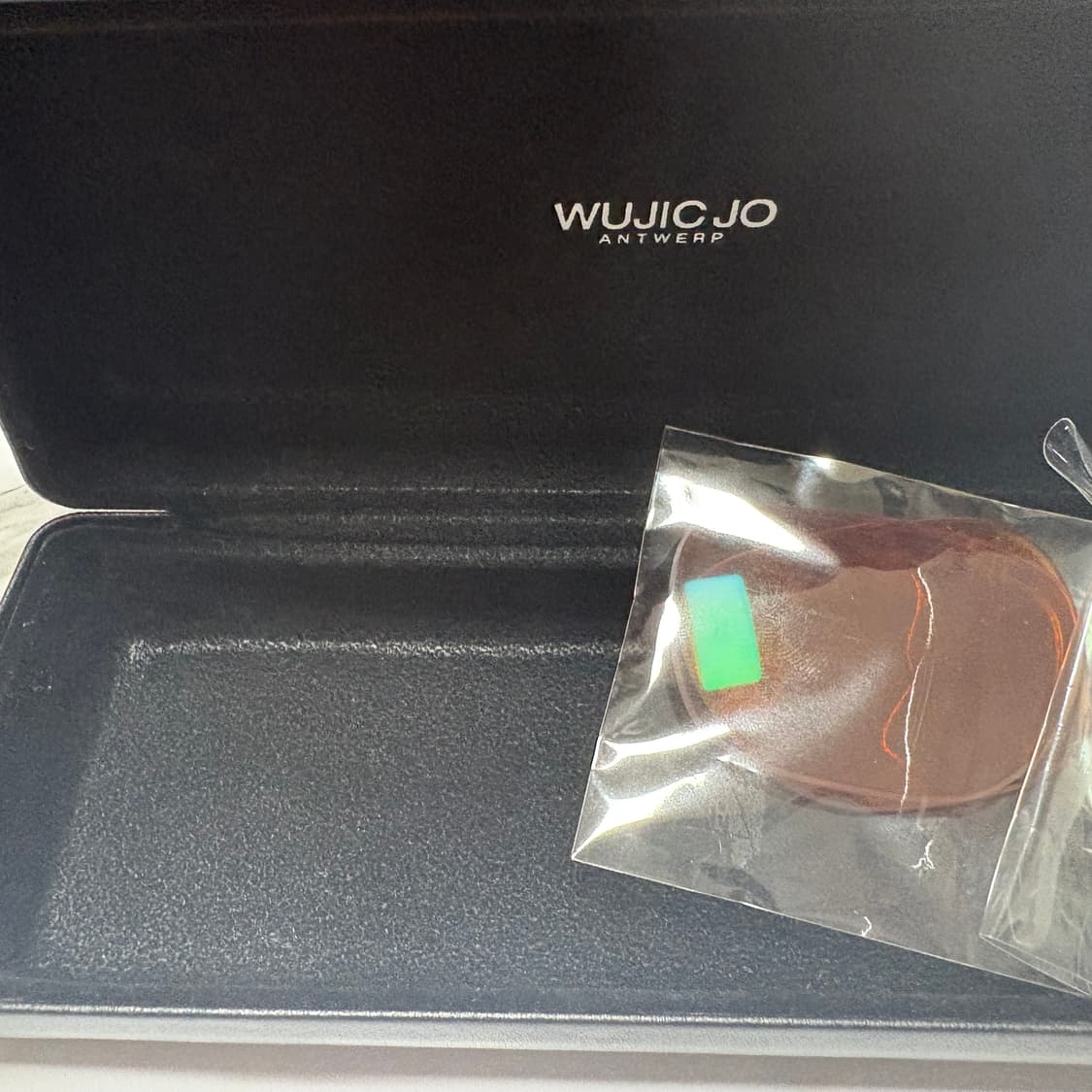 우직조 W9 NOIR 5111 검은 뿔테 5020 + 오렌지색 렌즈  상품이미지5