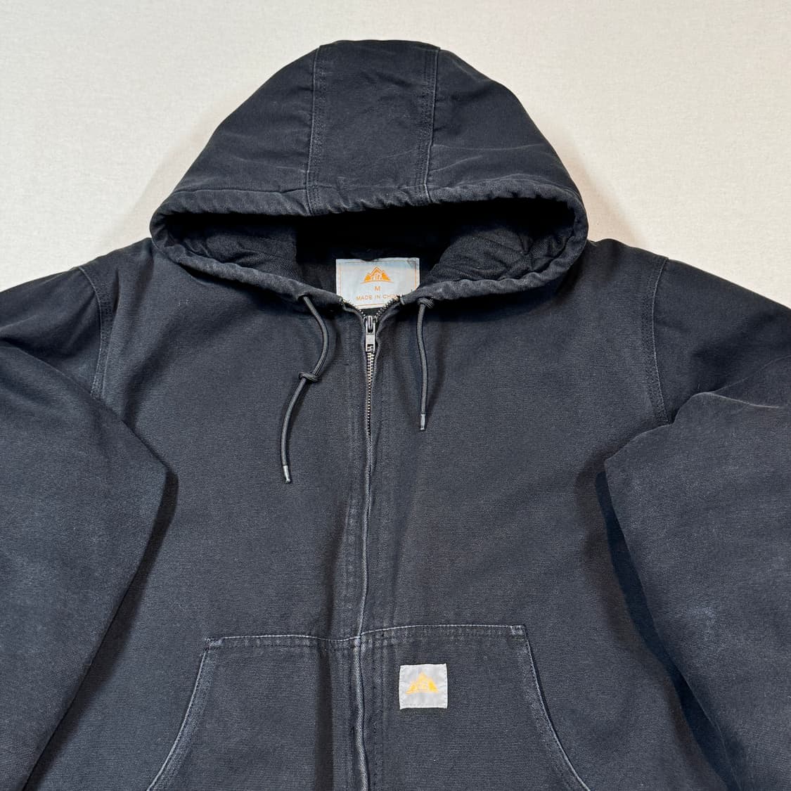 M) USA 워크웨어 덕 캔버스 액티브 자켓 블랙 상품이미지3