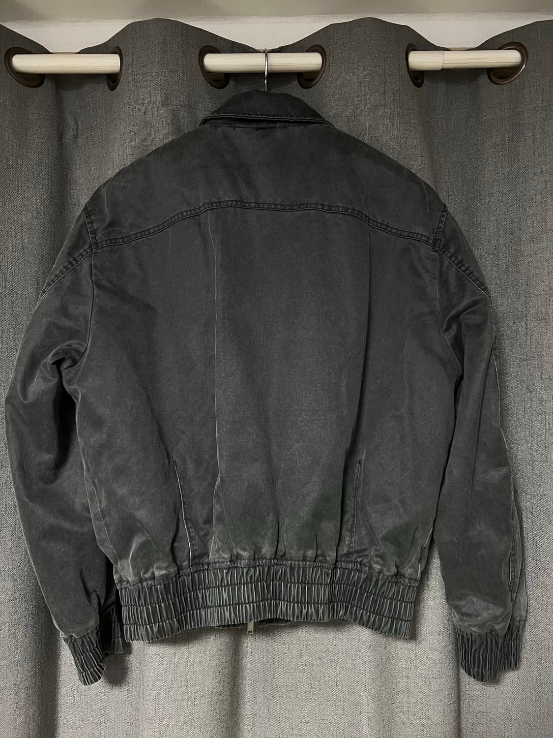 [s]자라 왁스 가공 워시드 재킷 8281/350 GREY 상품이미지4