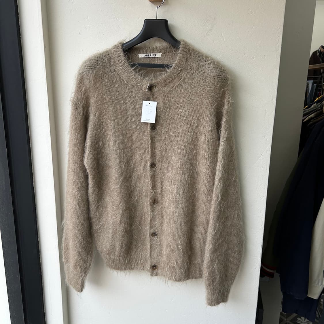 16824 - 오라리 브러쉬드 슈퍼 키드 모헤어 가디건 상품이미지2
