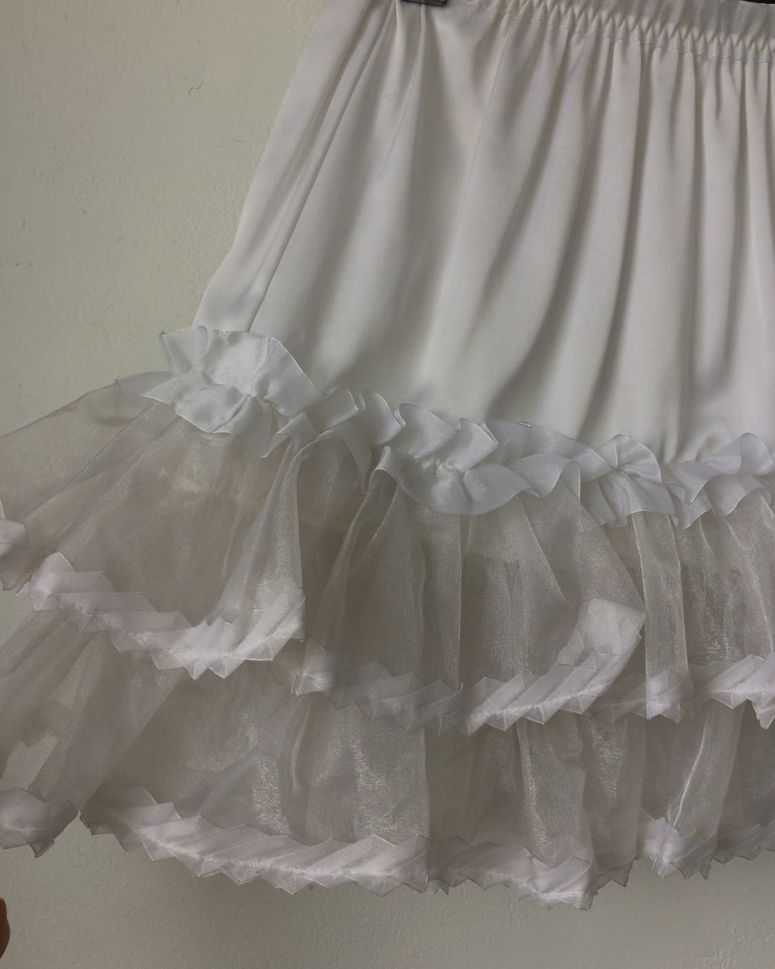 Lace trimming mini skirt 상품이미지2