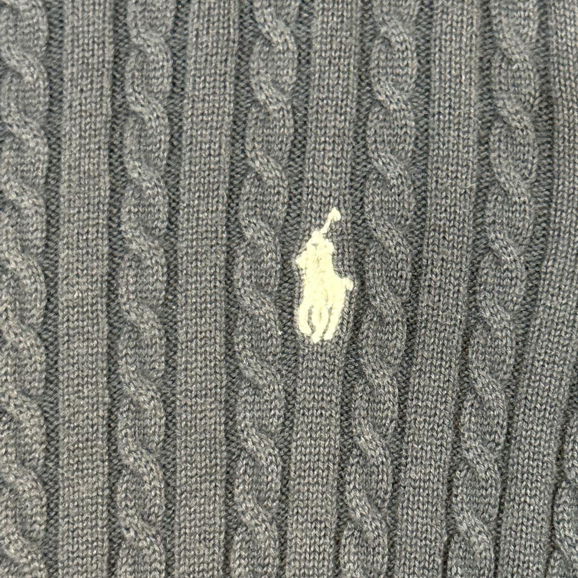 XS) 폴로 랄프로렌 코튼 케이블 꽈배기 가디건 네이비 보이즈 상품이미지4