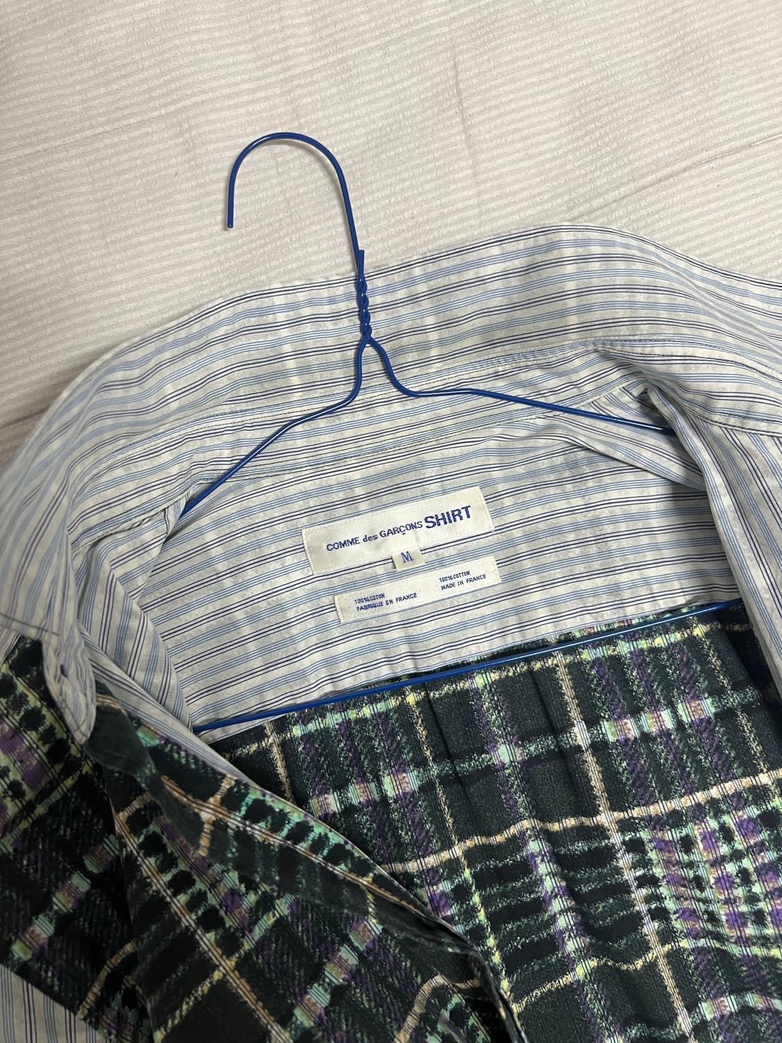 (이번 주말까지 가격 인하) 꼼데가르송 셔츠 스트라이프 셔츠 상품이미지4