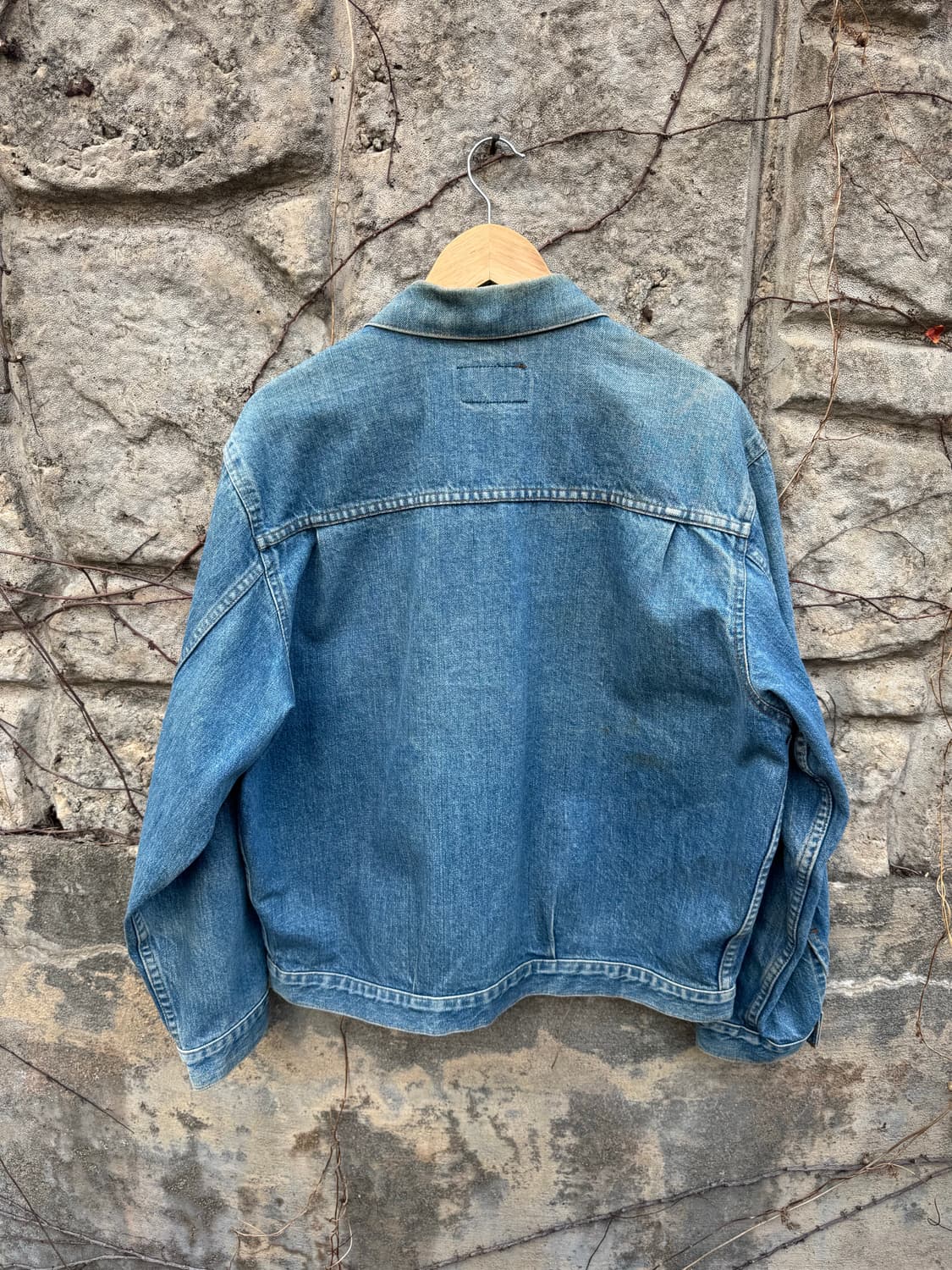80s 리바이스 빈티지 2세대 워싱 데님 트러커 자켓 빅사이즈 상품이미지3