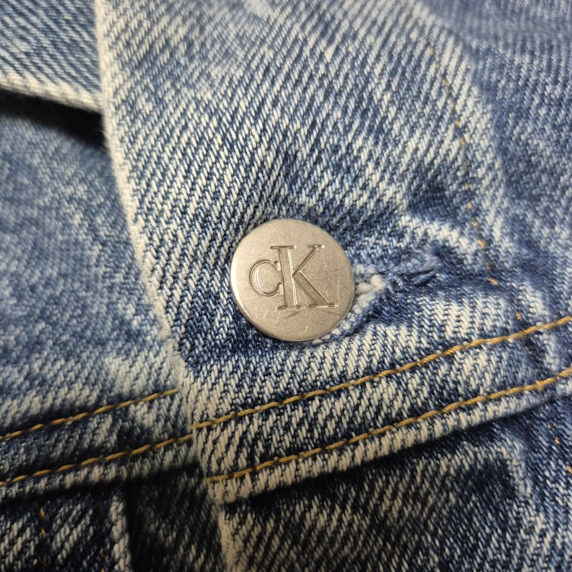 [빈티지맛집🔥] 캘빈클라인 투포켓 데님 자켓 상품이미지5