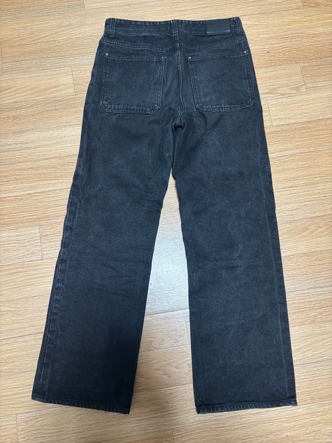 메종 미네드 블랙 데님 패치 워크 팬츠 상품이미지4