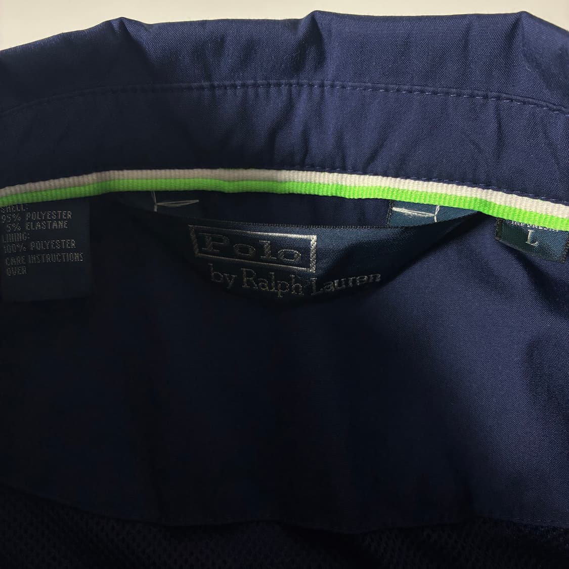 Polo 폴로 랄프로렌 우븐 나일론 네이비 화이트 포니 2-way 자켓 상품이미지5