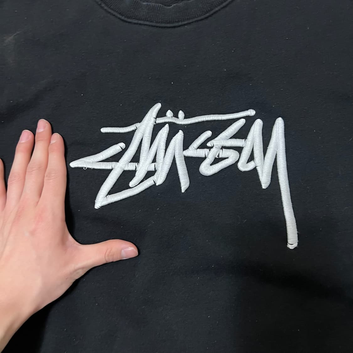 스투시 스탁 빅로고 맨투맨 L/100  상품이미지3