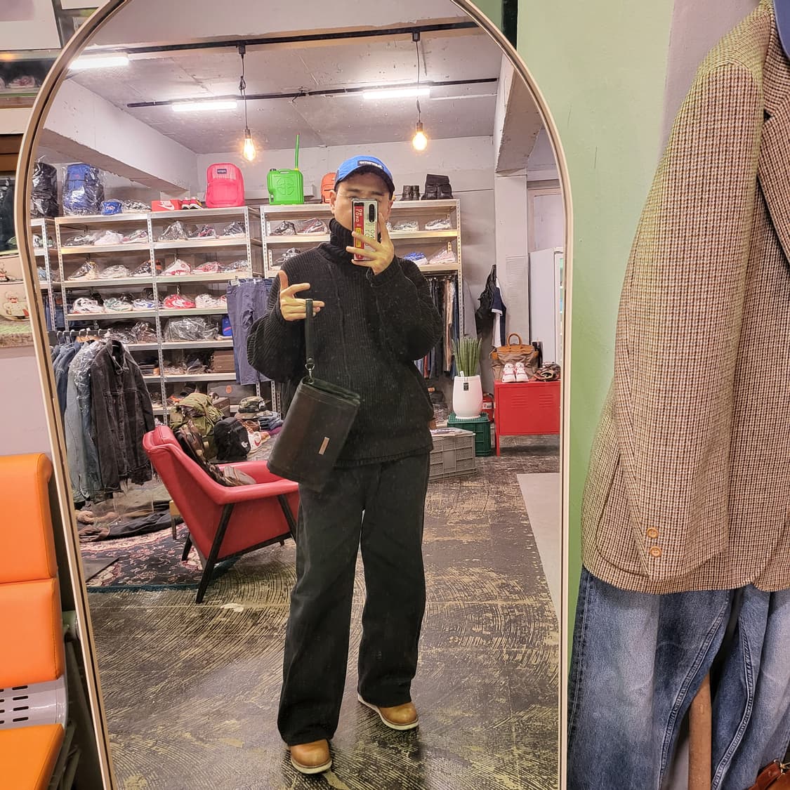 nom 레더 클러치백 상품이미지2