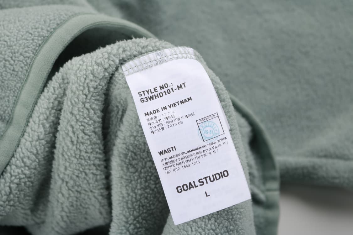 [L] 골스튜디오 플리스 후드티 상품이미지4