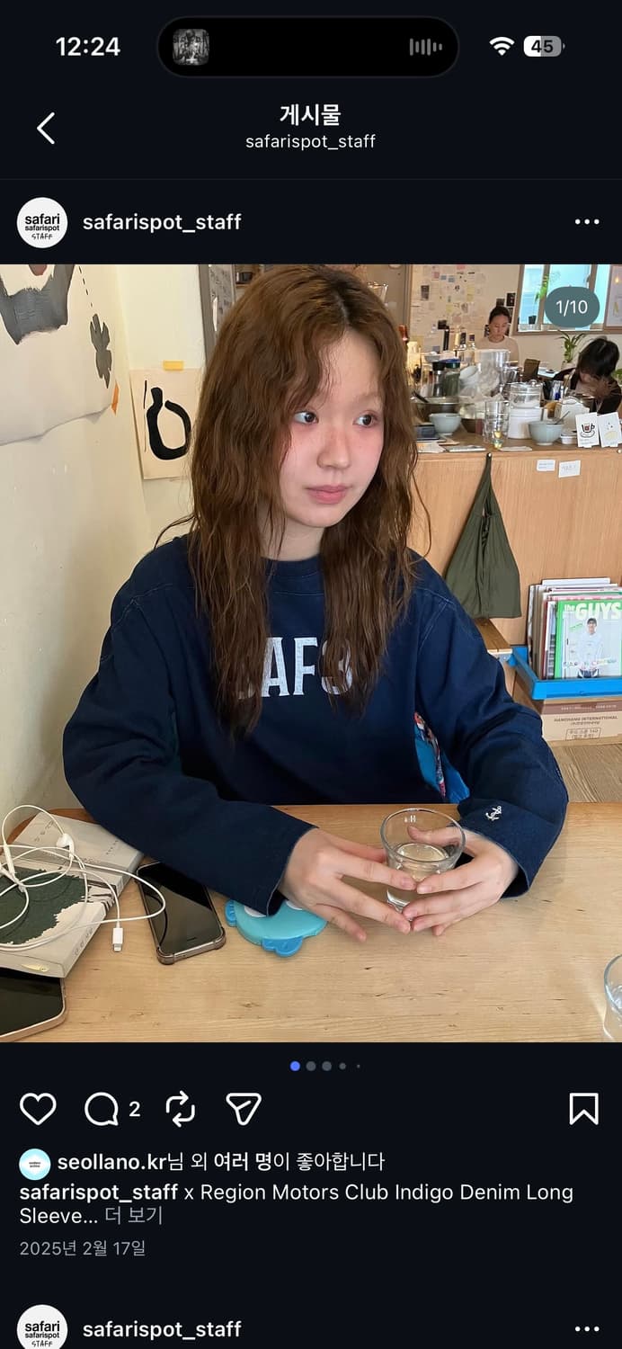 사파리스팟 1/2 레기온 모터스 클럽 인디고 데님 롱슬리브 상품이미지6