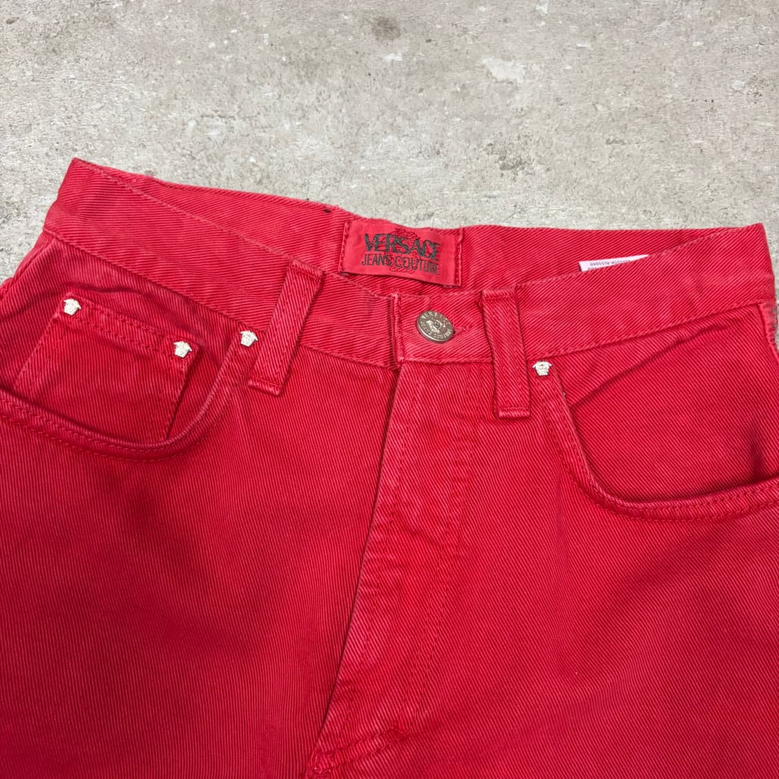 베르사체 레드 바지[2495] 상품이미지6