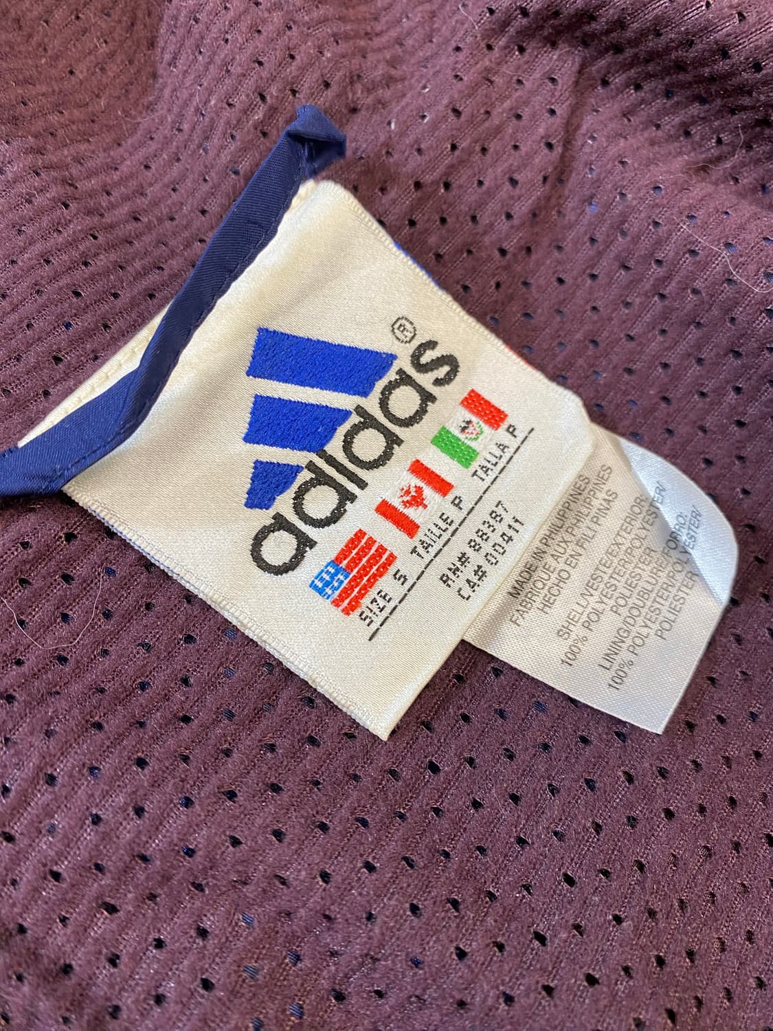 [100-103] 90s Adidas 아디다스 빈티지 윈드브레이커 상품이미지8