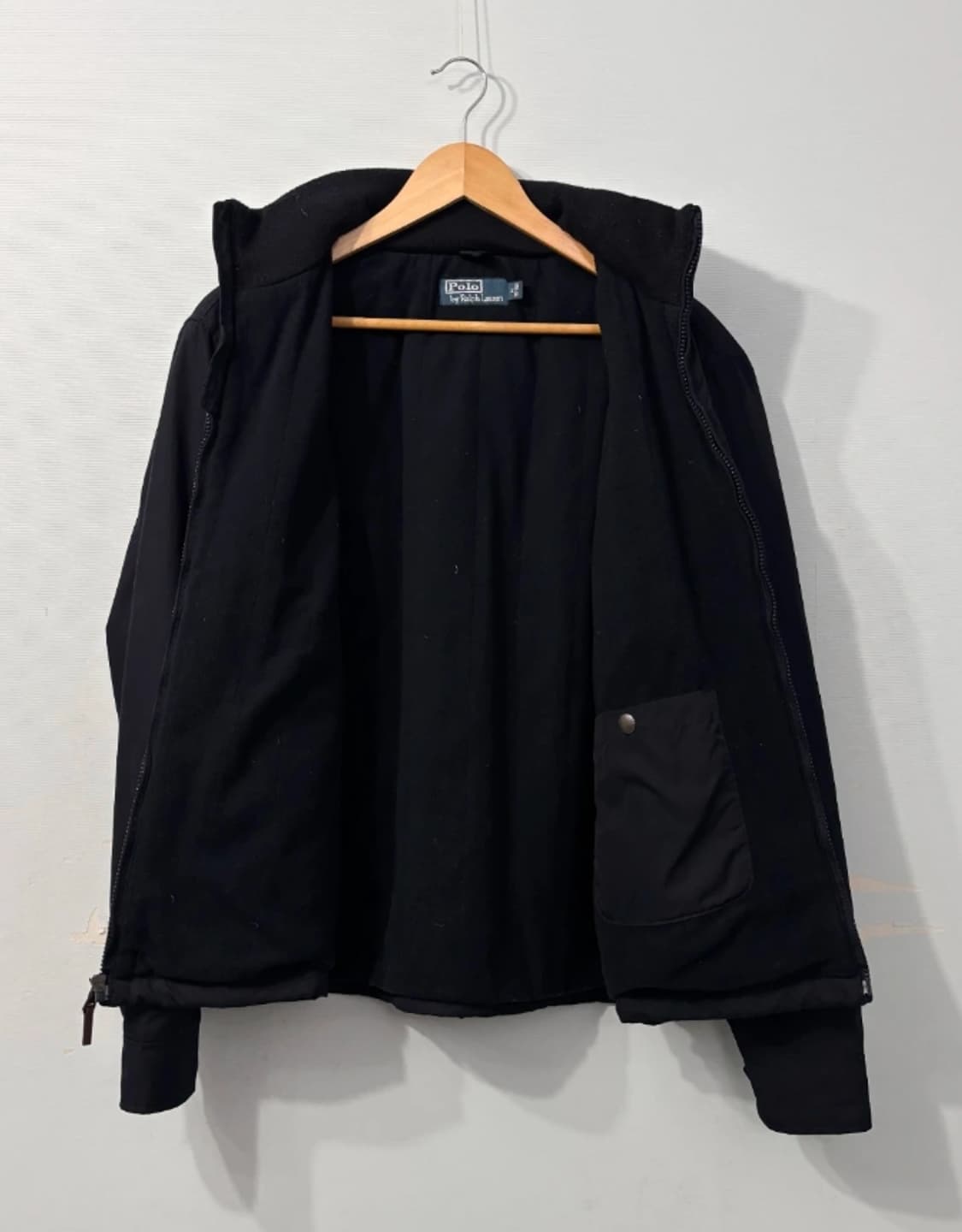 폴로 랄프로렌 기모 자켓 블랙 95 상품이미지4
