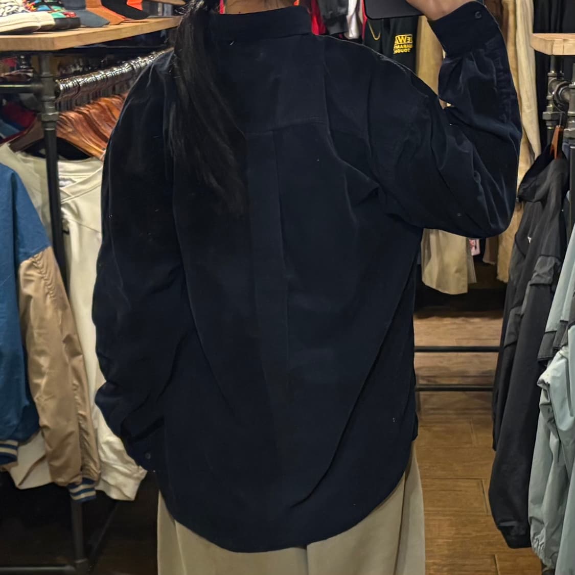 [HI] Carhartt 칼하트 코듀로이 긴팔셔츠 딥네이비 상품이미지5