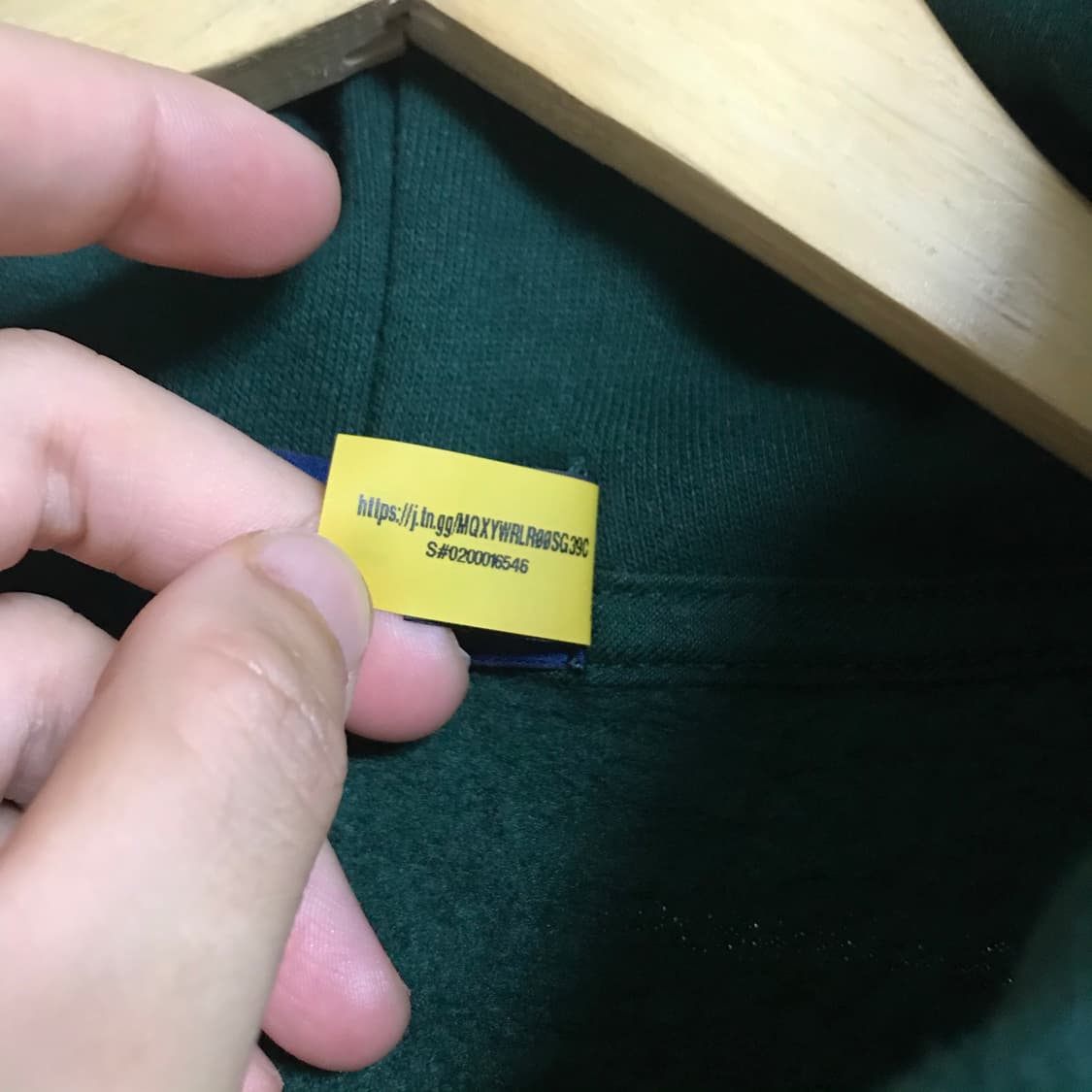 폴로 랄프로렌 큐알 신형라인 스펠로고 후드티 상품이미지6