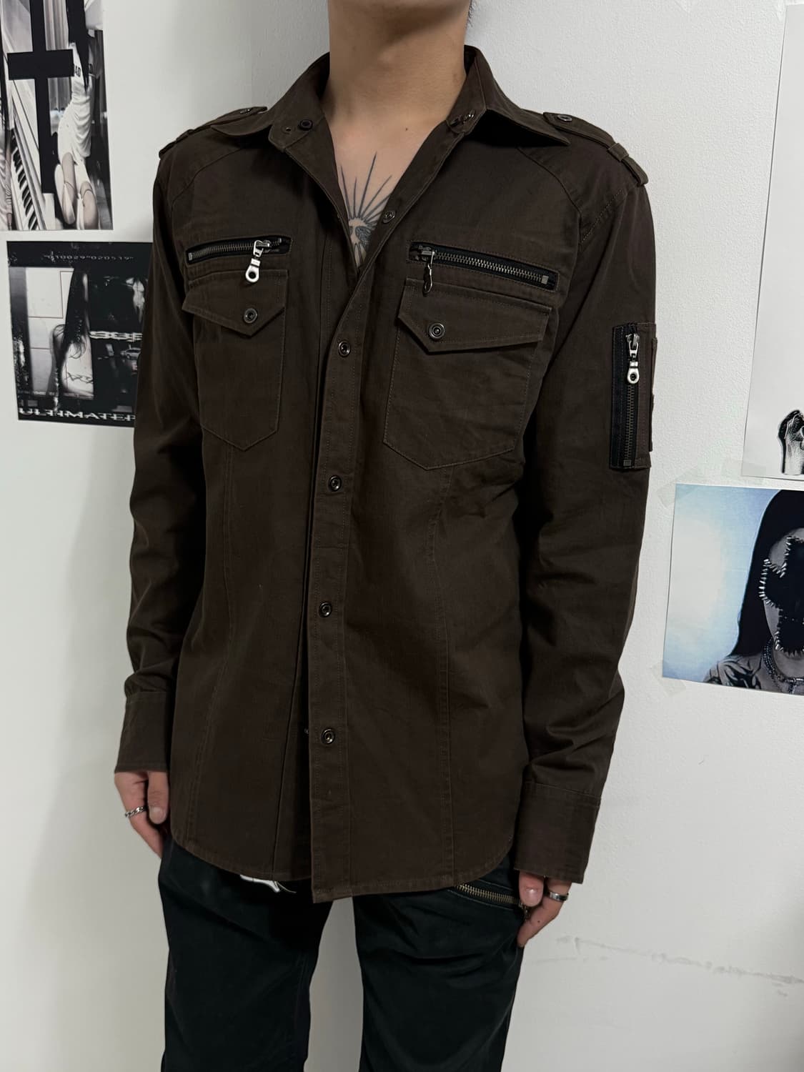00s pocket detail shirts  상품이미지6