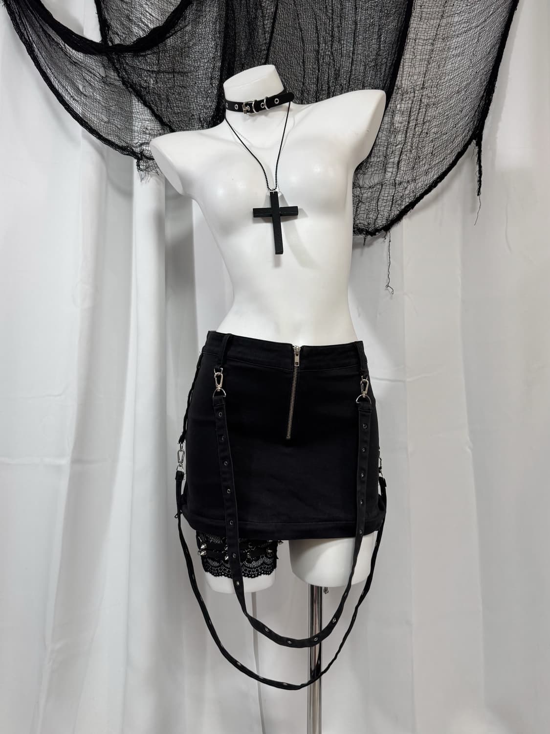 buckle mini long skirt 상품이미지3